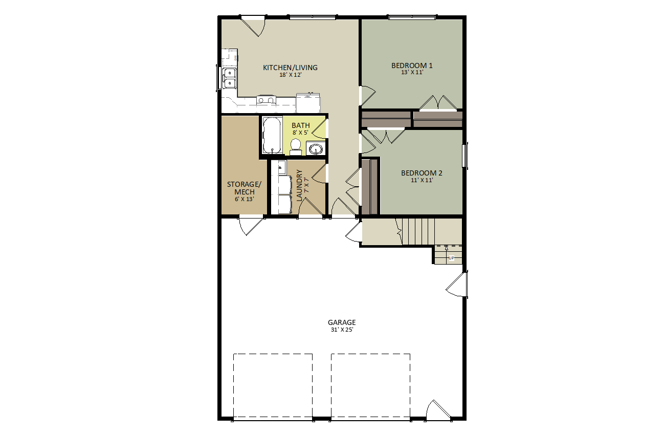 Watson First Floor Floor Plan